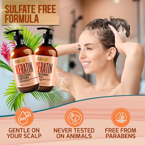 Sulfate Free Argan Oil Shampoo and Conditioner Set S807