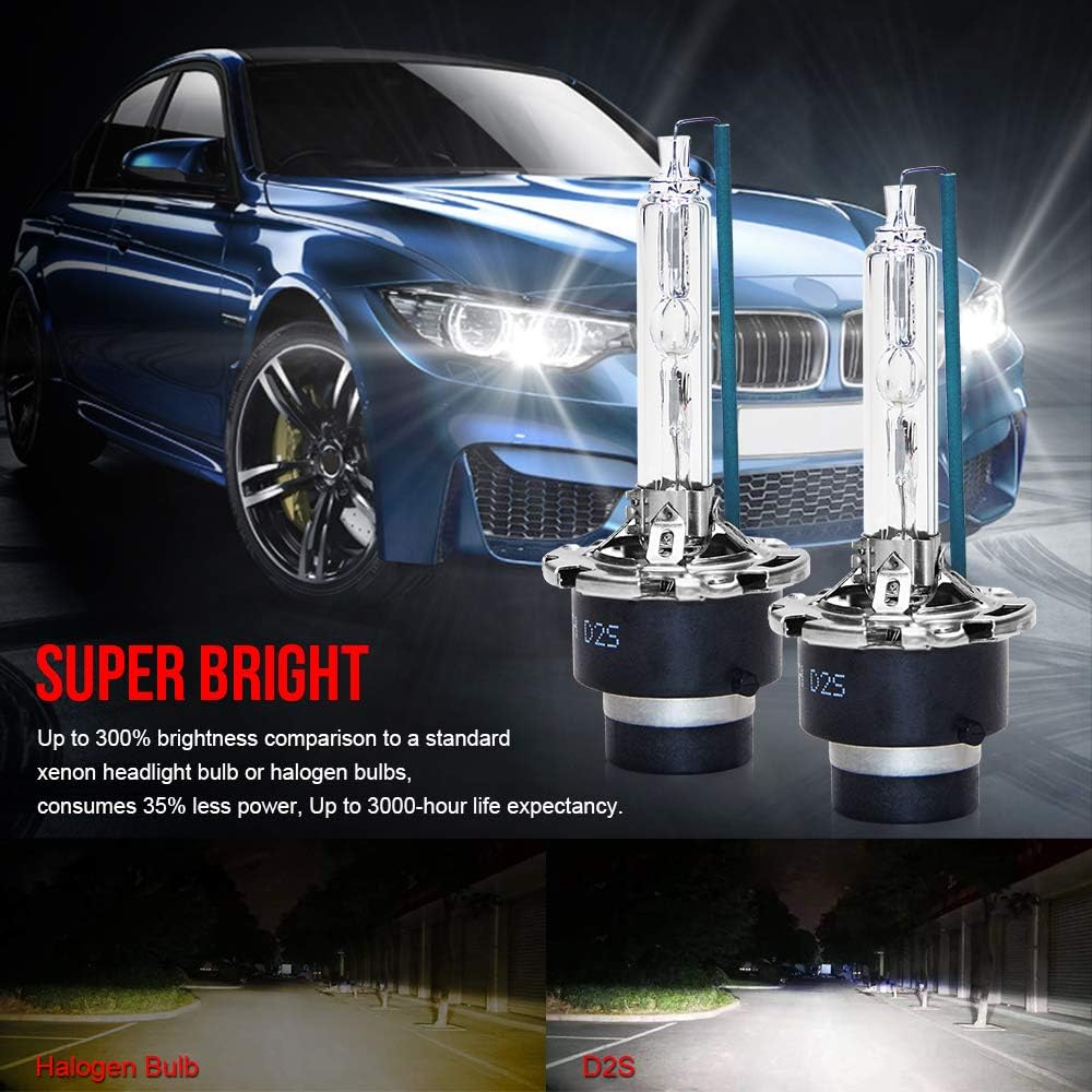 35W Xenon White 5500K 2PCS Pack D5S Headlight Bulbs S37358