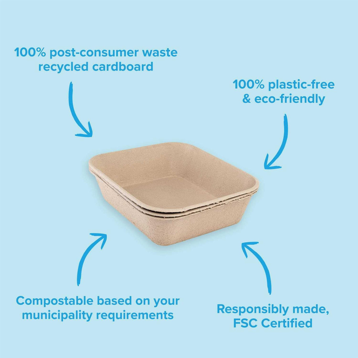 Eco-Friendly Disposable Litter Box R496