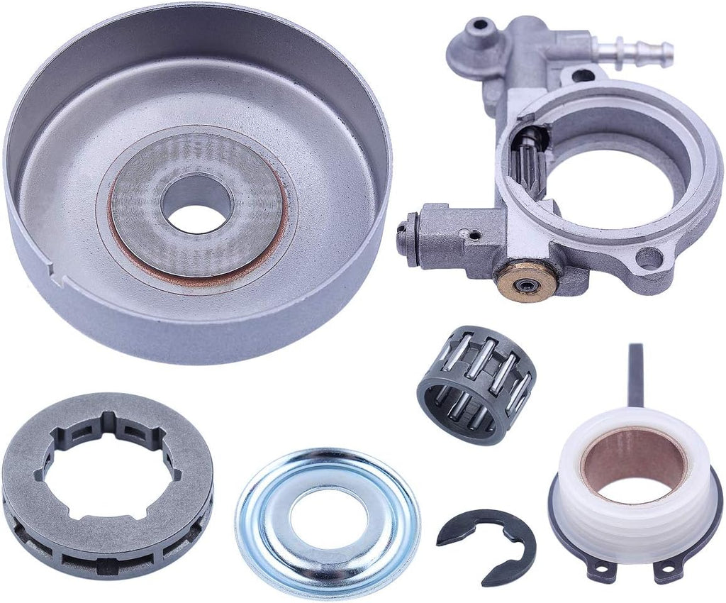 Cylinder Head Engine Motorcycle Parts Oil Pump Sprocket Clutch Drum Rim Kit .325-7T 19mm Worm Gear V7177