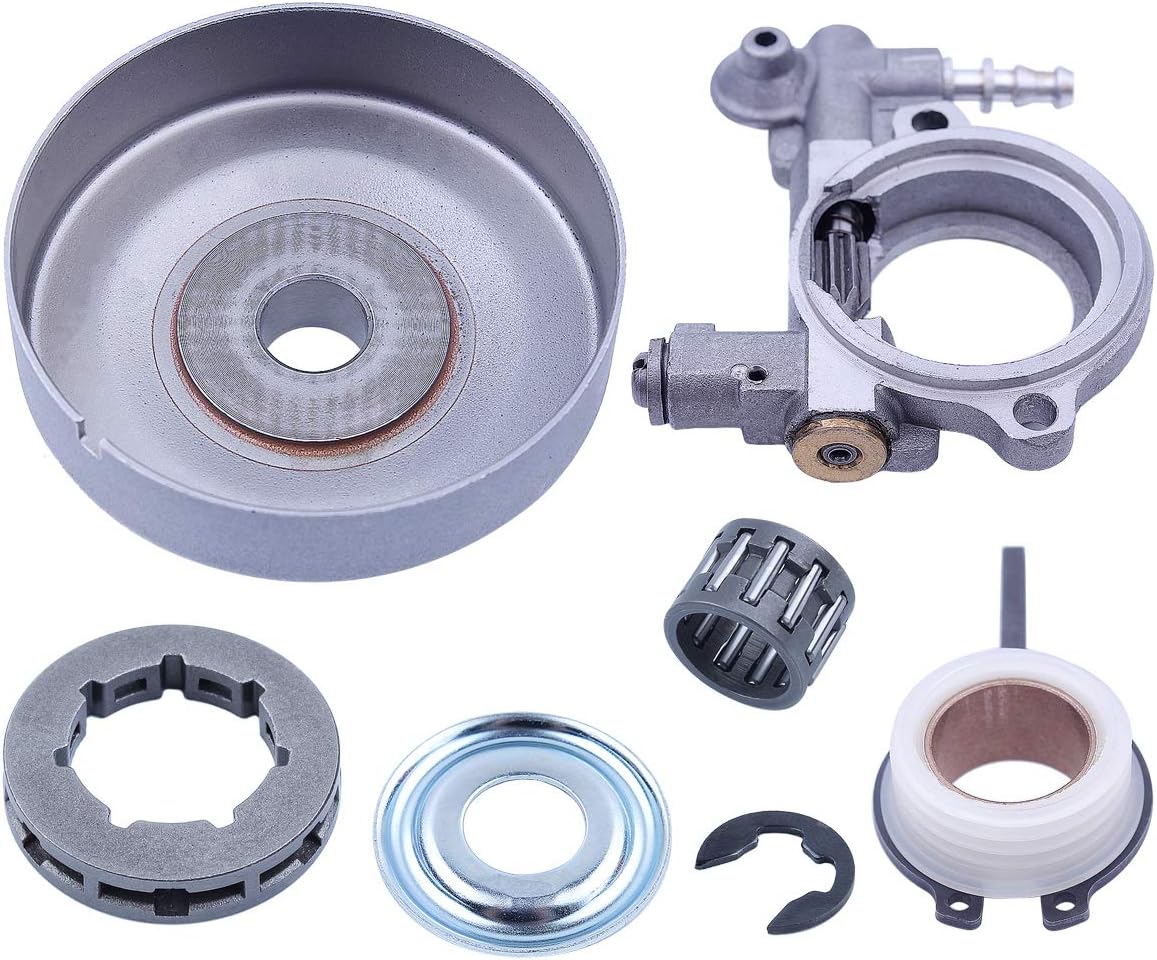 Cylinder Head Engine Motorcycle Parts Oil Pump Sprocket Clutch Drum Rim Kit .325-7T 19mm Worm Gear V7177