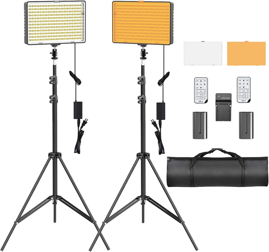 Dimmable LED Video Lighting Kit with Stands X915741