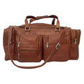 Saddle Leather Duffel with Pockets W191291