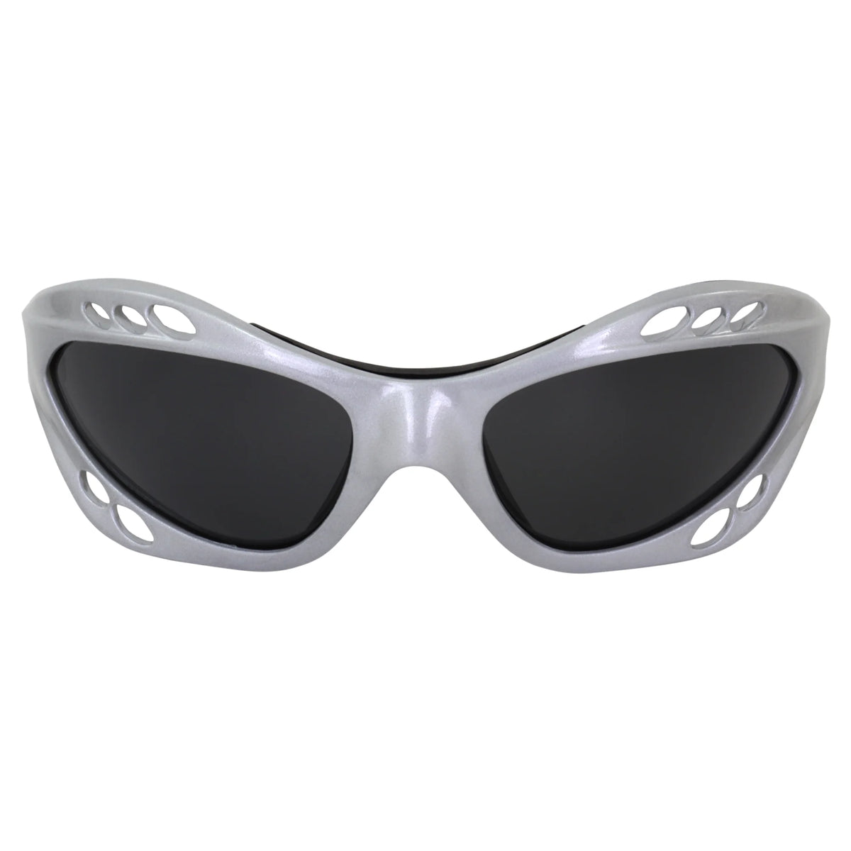 3 Pairs Padded Polarized Sunglasses w/Strap Silver Frame w/Smoke Lens & Black Frames w/Blue & Red Mirror Lenses V949