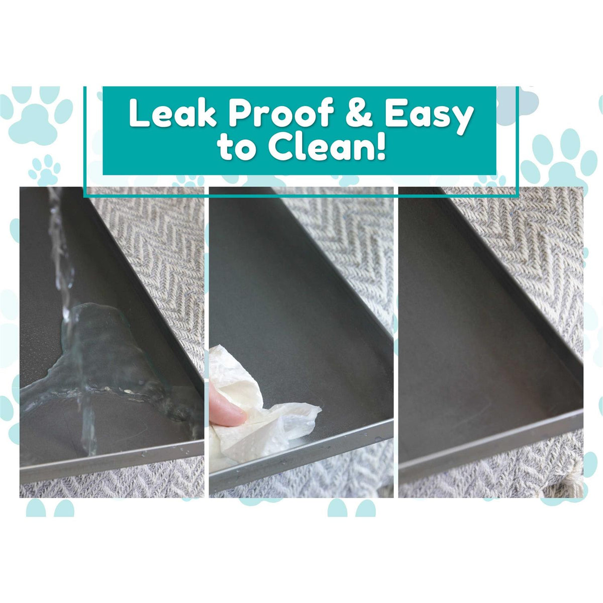 Metal Replacement Tray for Dog Crate Stainless Steel G848972