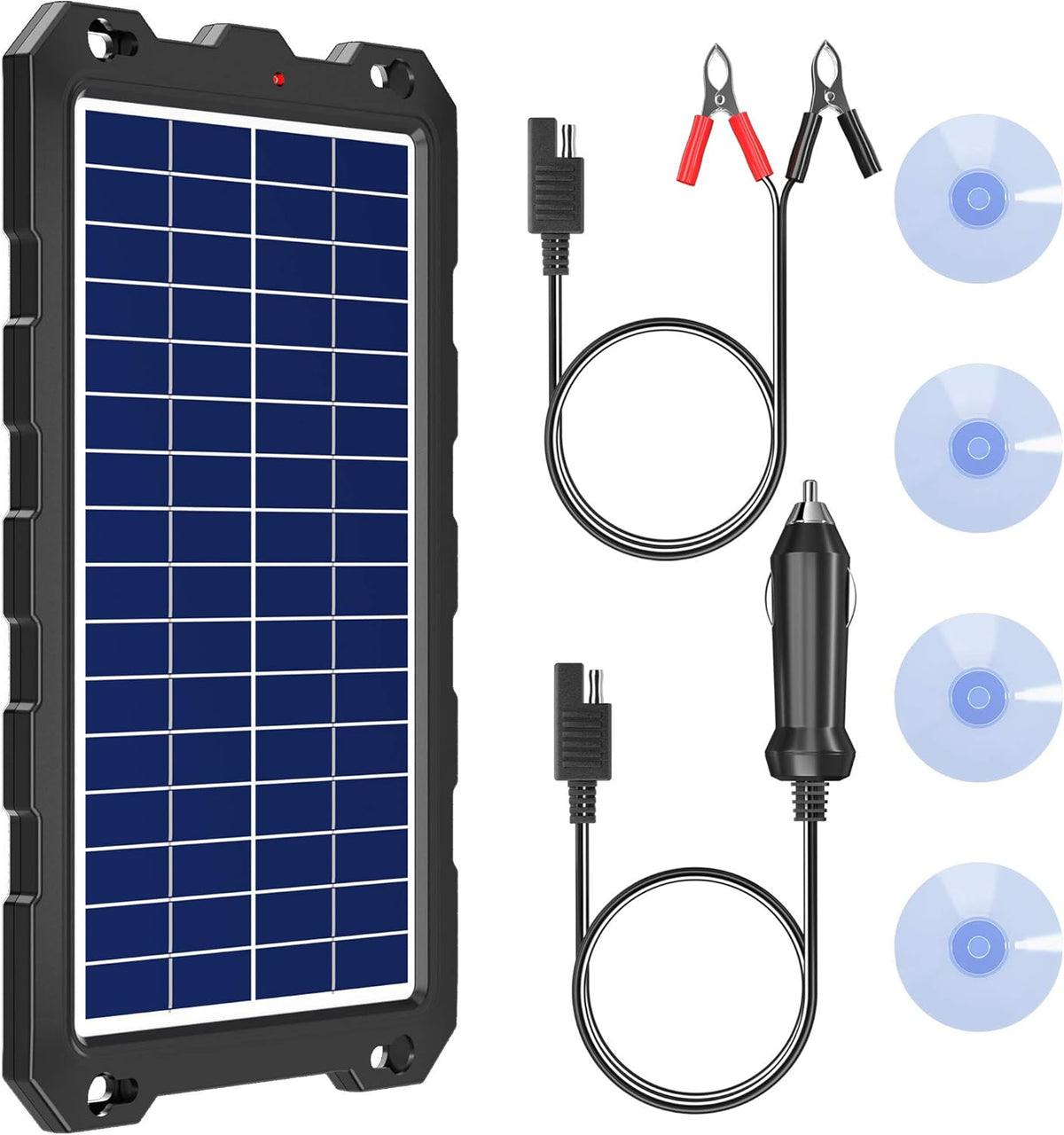 Solar Battery Charger 12 Volt 10W Solar Panel Kit E578691