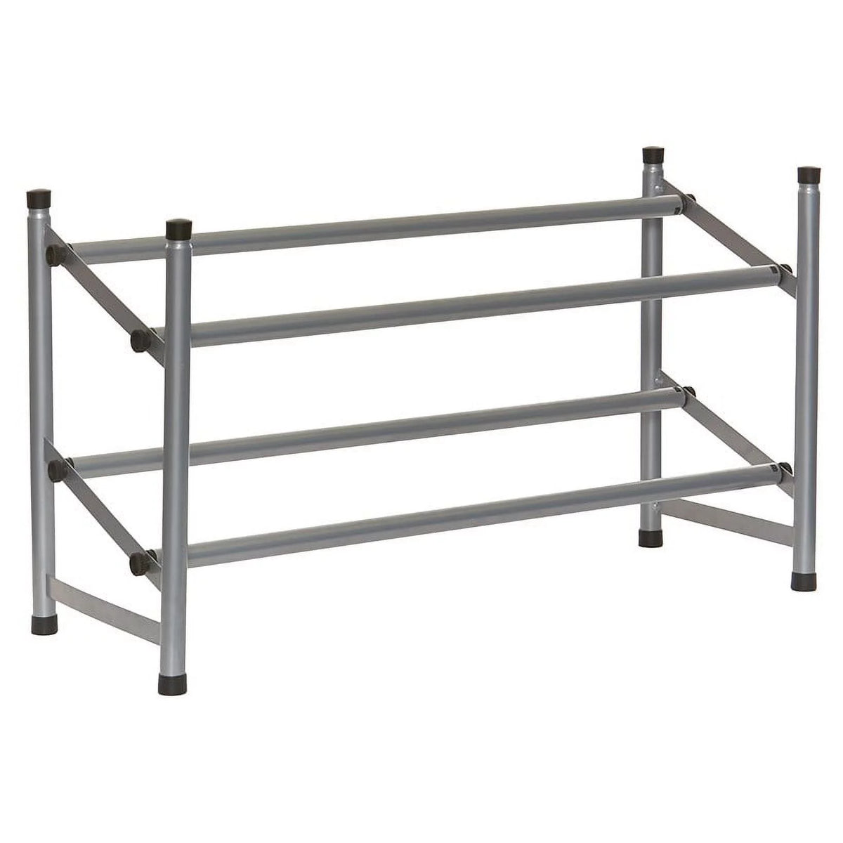 2-Tier Expandable Floor Shoe Rack V948479
