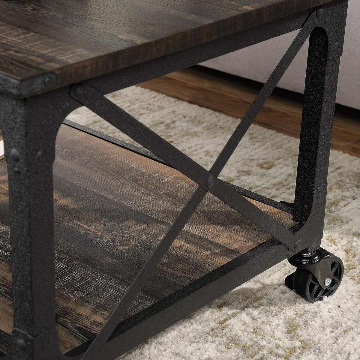 Carbon Oak Finish Coffee Table J5995