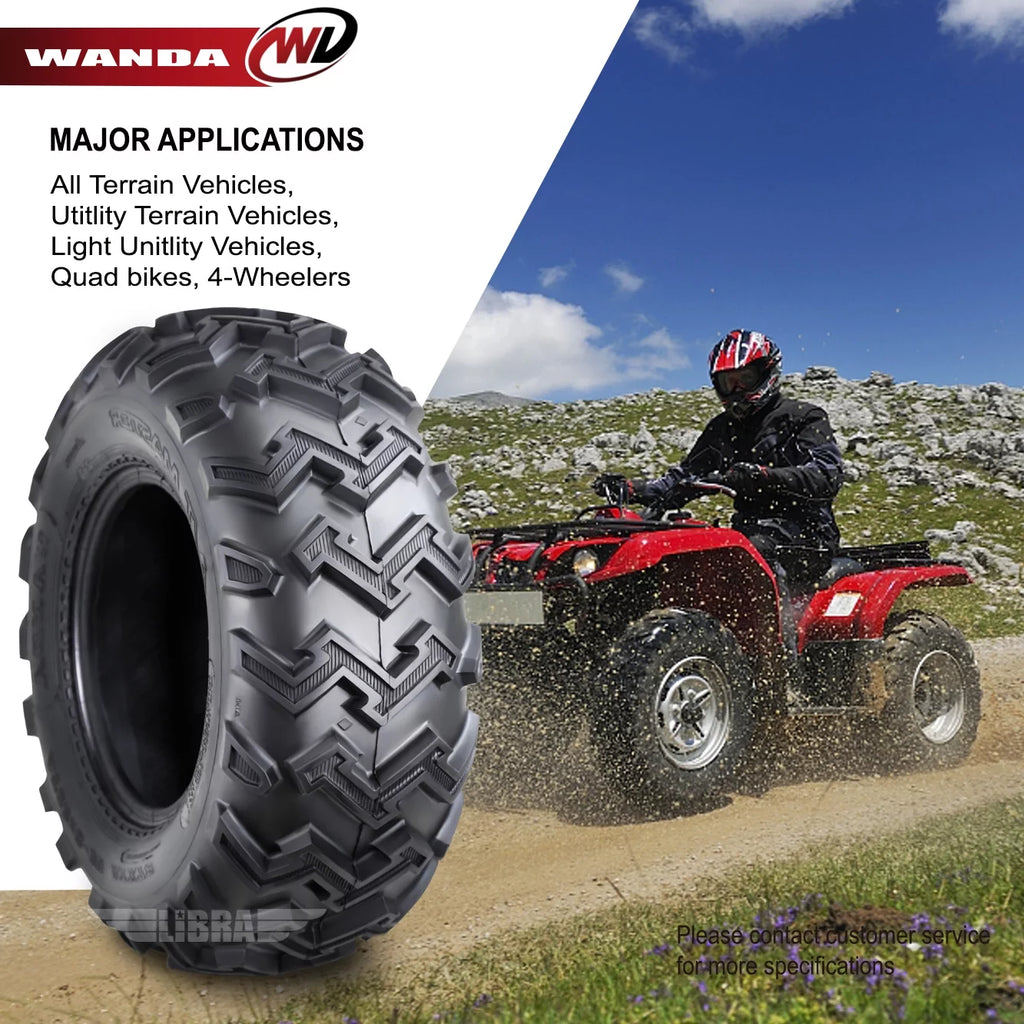 2 New ATV UTV Tires 22X8-10 4PR D6142
