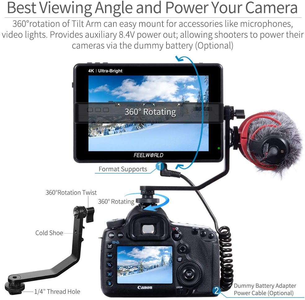 7 Inch Touch Screen Camera Field Monitor M85164