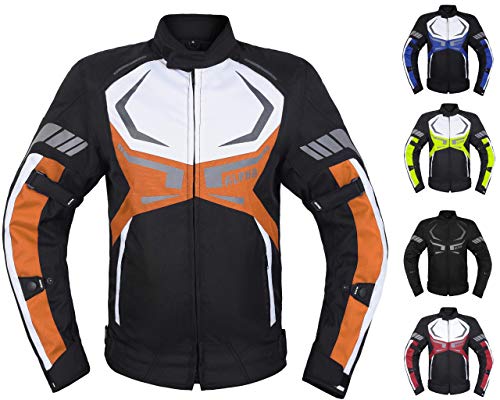 Red Waterproof CE Armored Motorcycle Jacket T66880