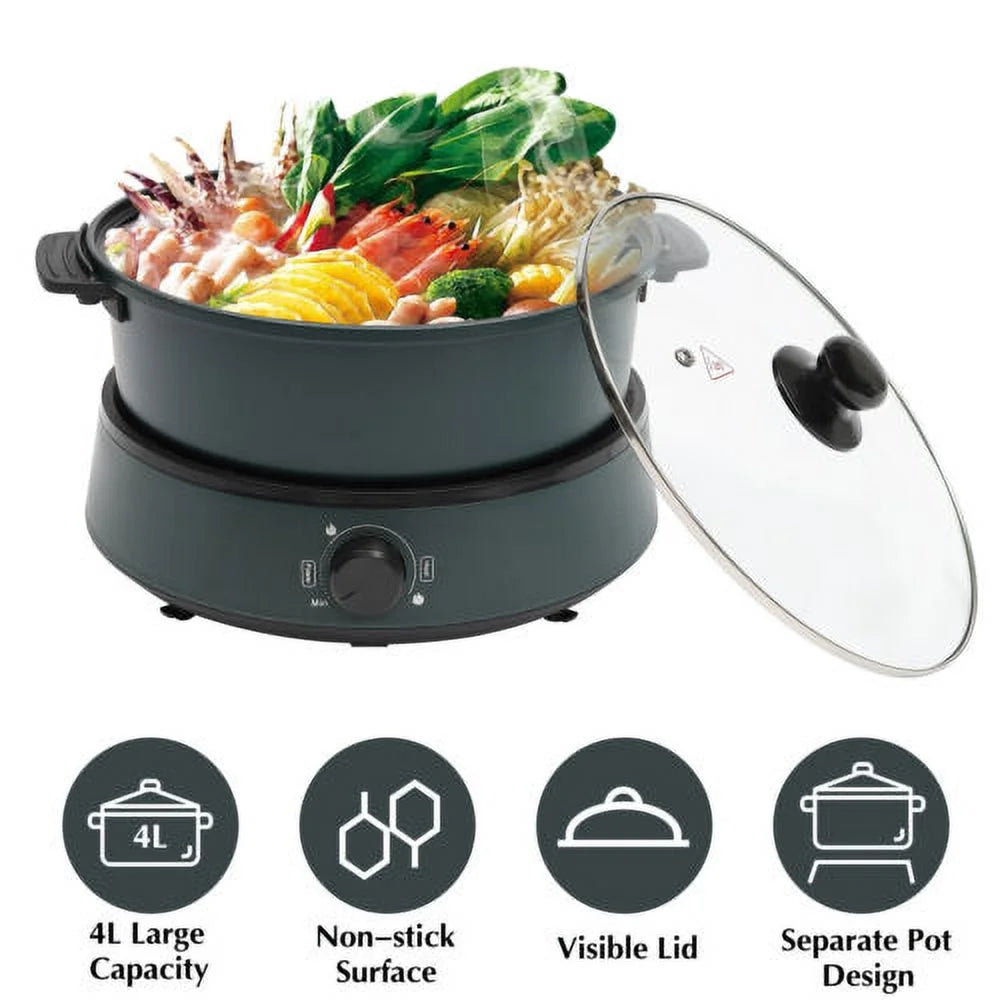 4 L 1350W Non Stick Electric Hot Pot D672663