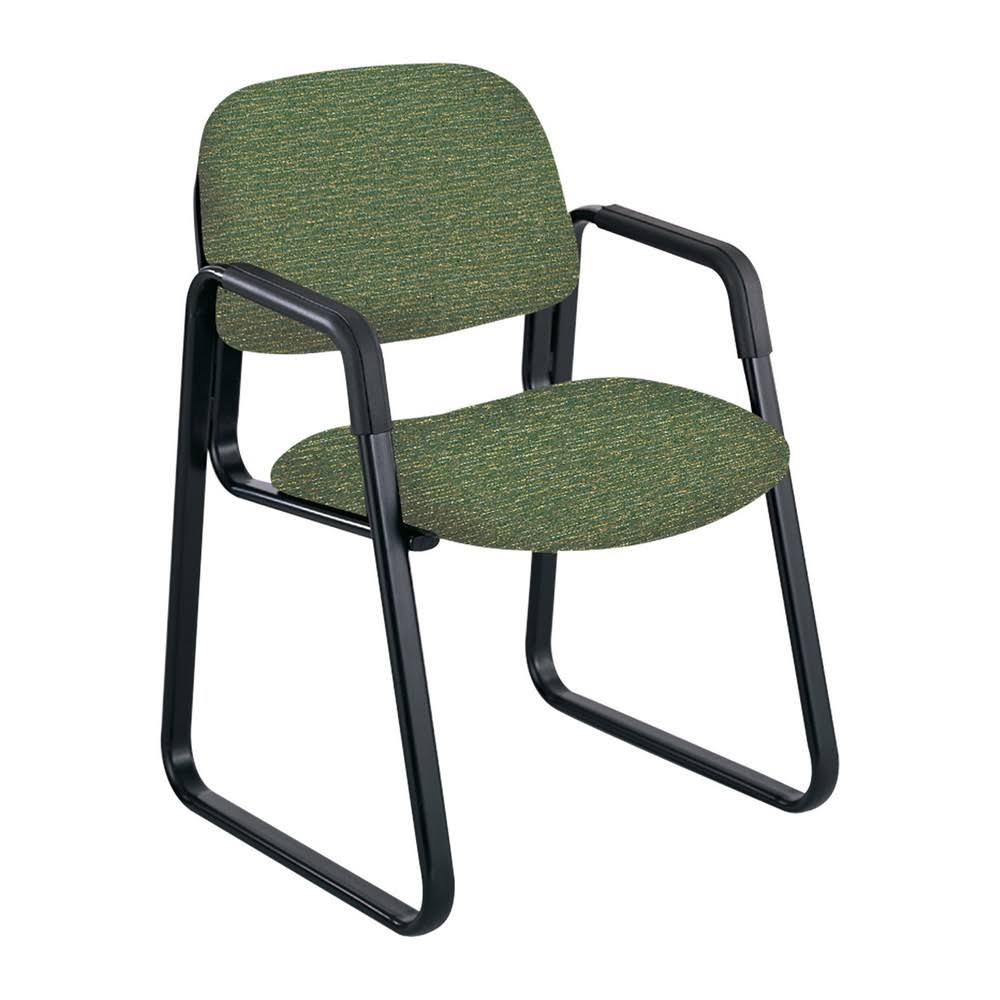 Green Sled Base Guest Chair F11800