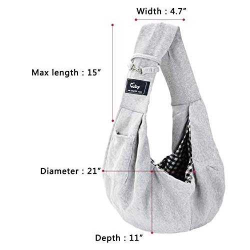 Hands Free Reversible Pet Sling Carrier D745