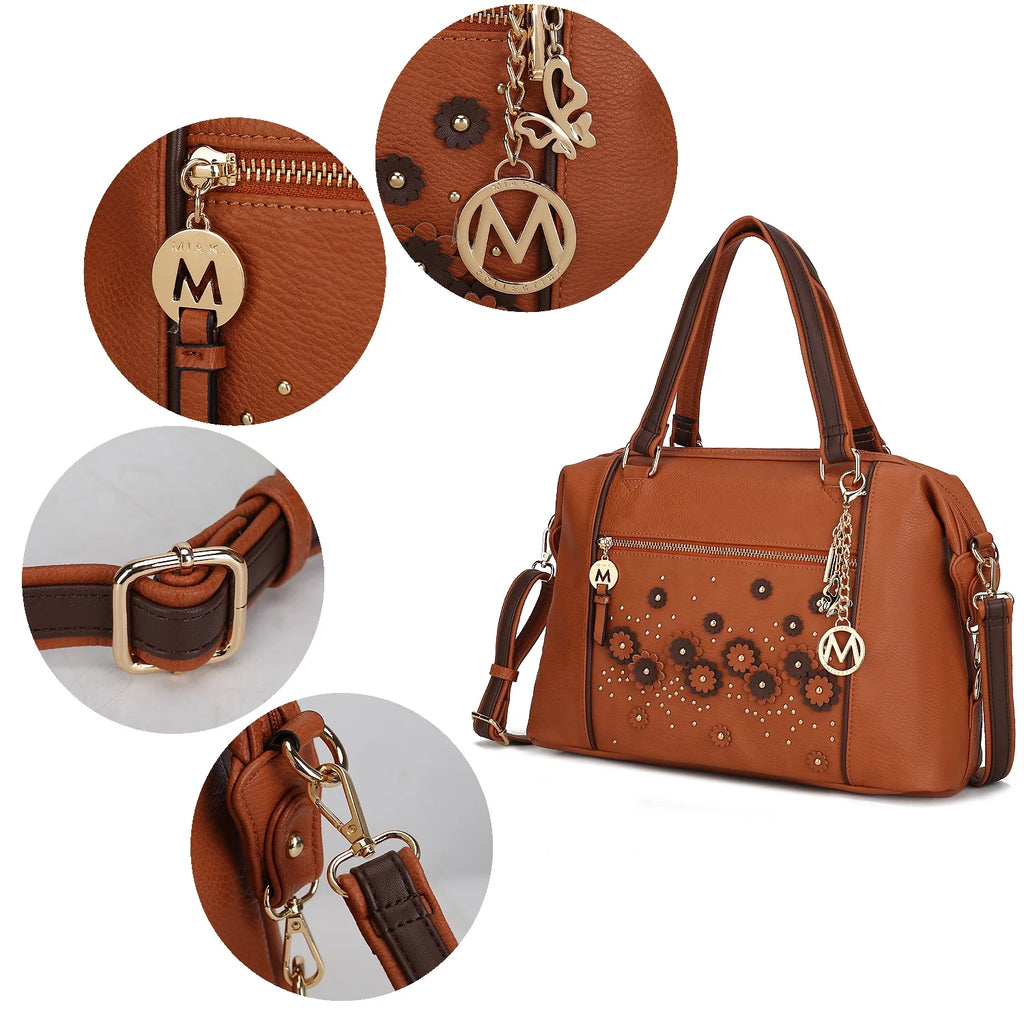 Vegan Leather Tote Handbag K4462