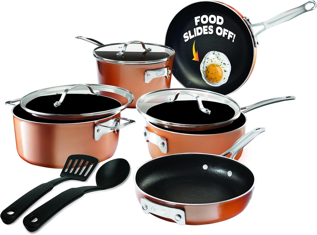 10 Piece Nonstick Cookware Set O6472