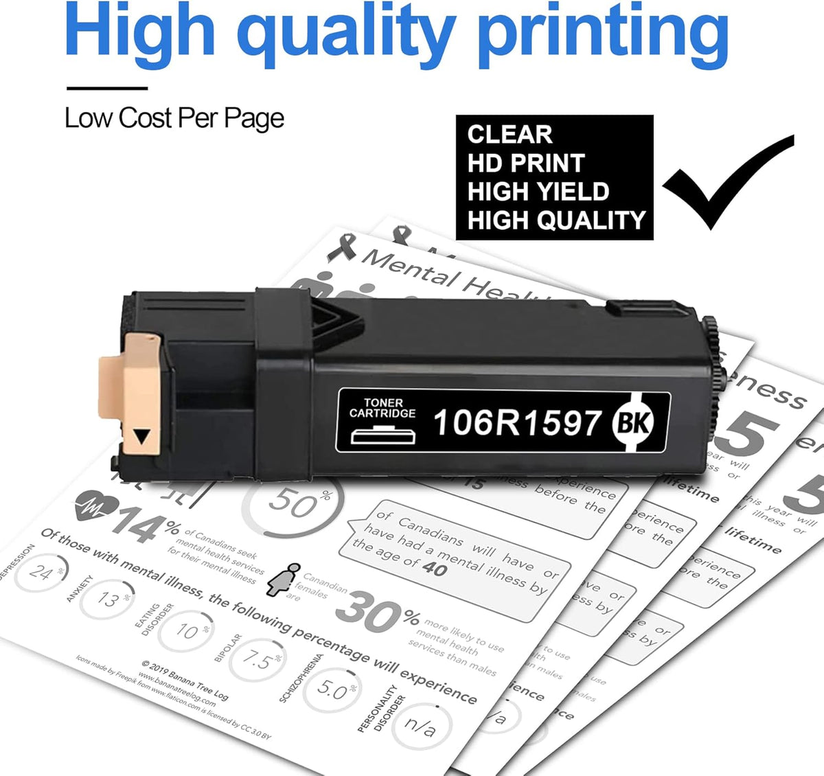 Black Toner Cartridge Replacement F8312