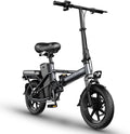 Folding Electric Bike, Magnesium Alloy 500W 48V 12.8Ah Removable Battery, 20'' Dual Suspension 7-Speed S509