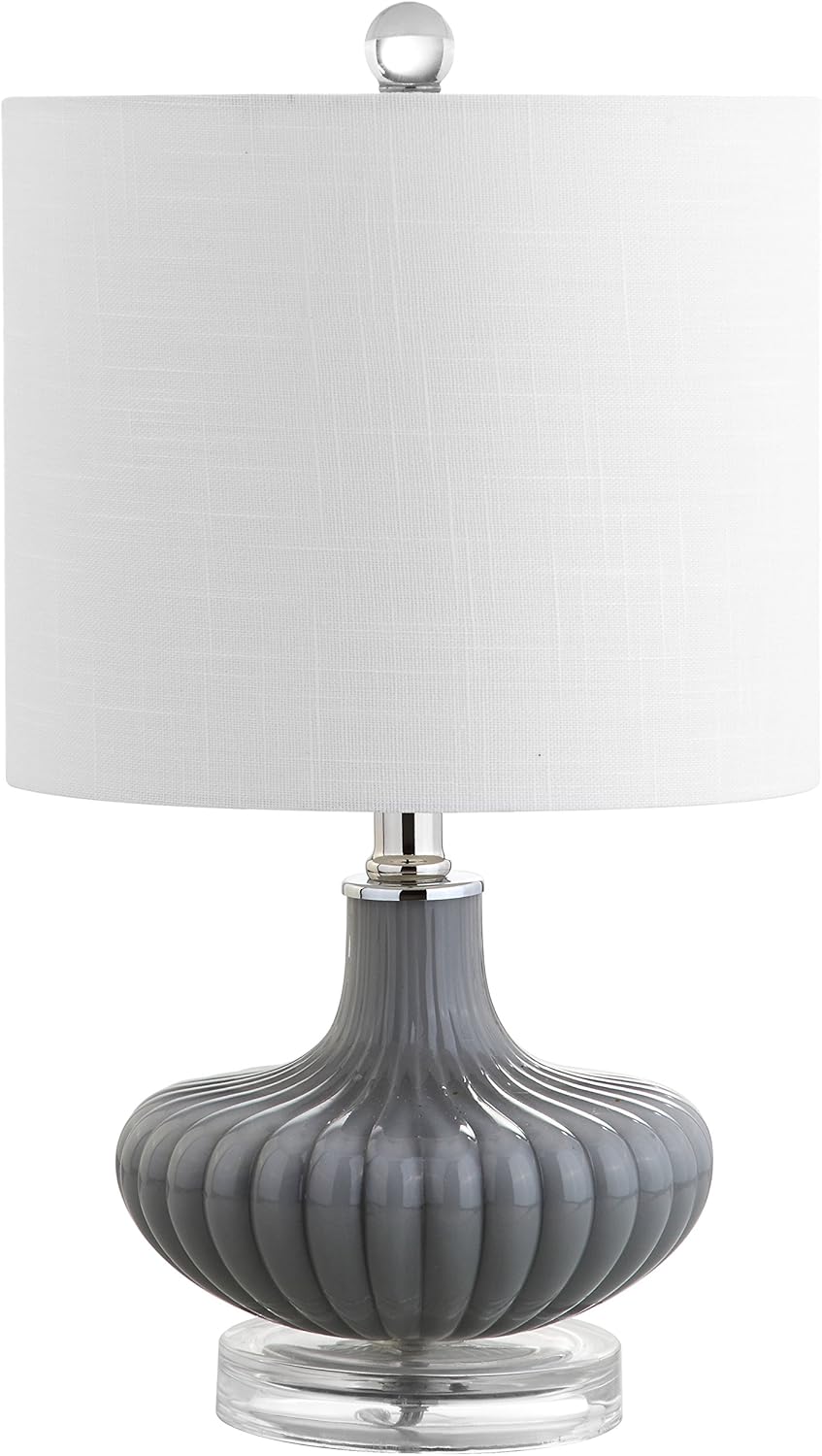 Gray Glass and Lucite LED Table Lamp A952