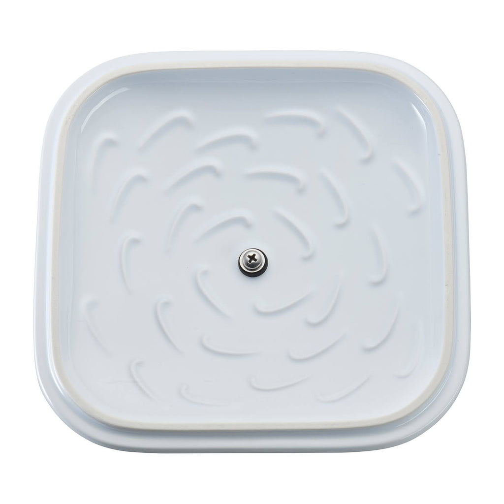 Matte White Square Covered Baking Dish E21511