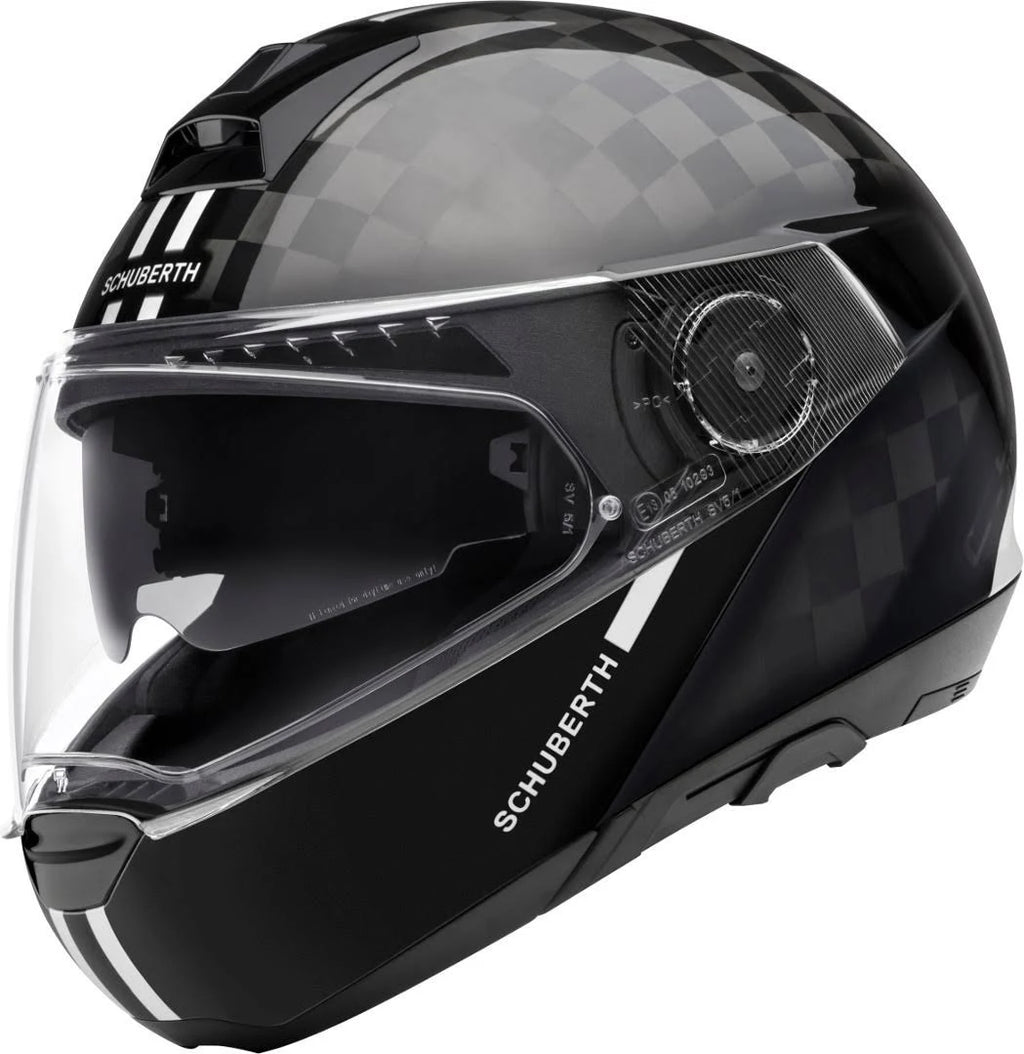 White Carbon Fusion Helmet Q9355