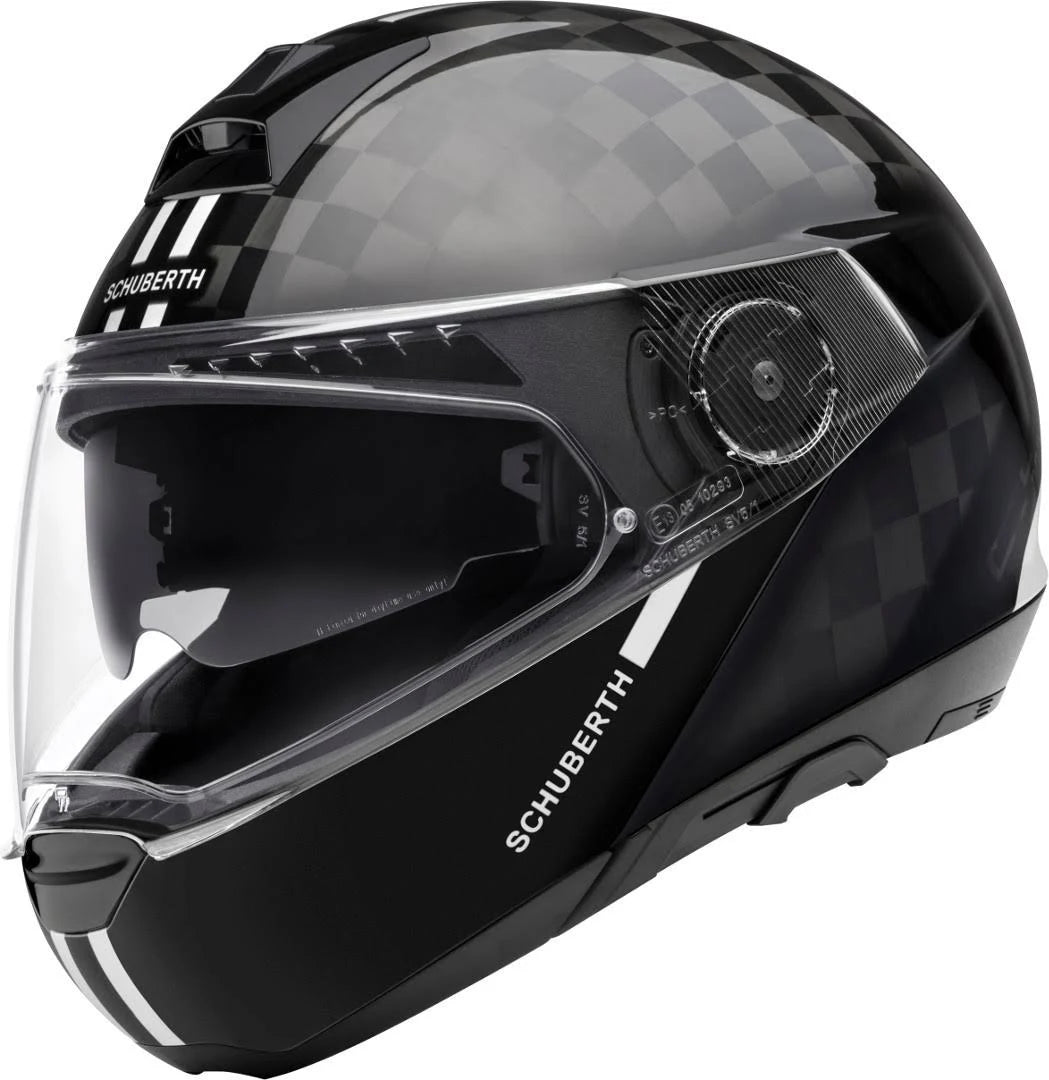 White Carbon Fusion Helmet Q9355