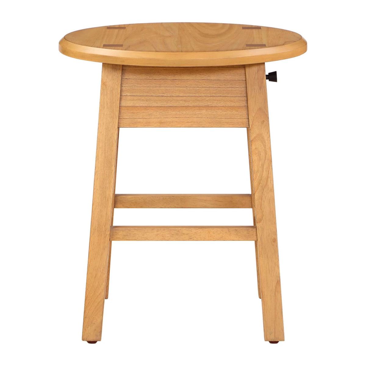 Round Side Table with Solid Wood Frame N4960