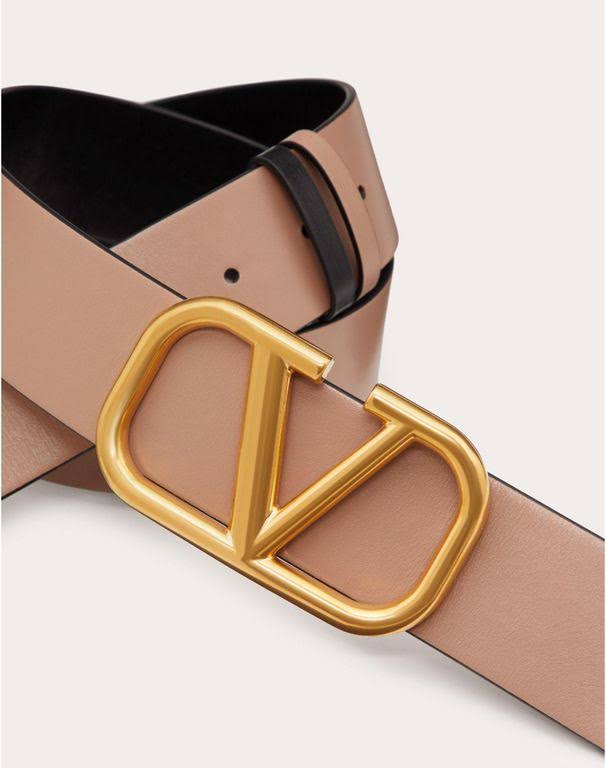 Reversible Vlogo Signature Belt in Glossy Calfskin 40mm B743