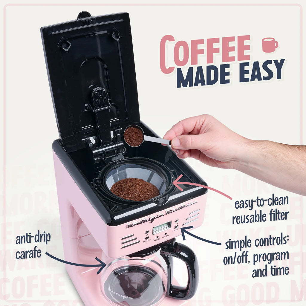 Pink 12-Cup Coffee Maker S85618
