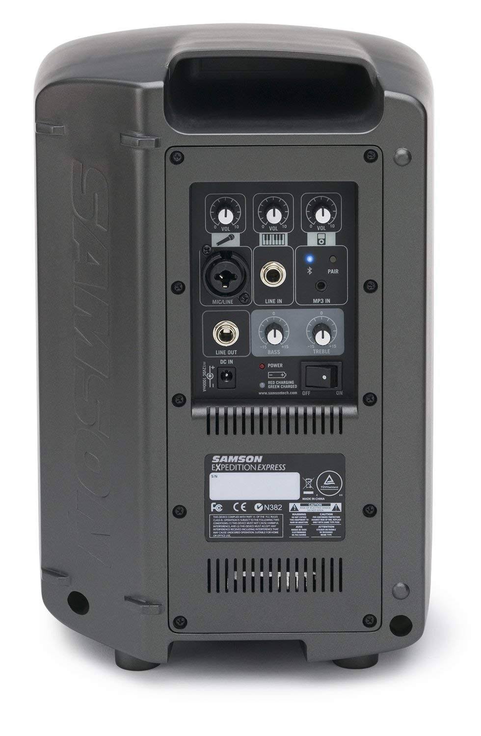 Black Portable PA Speaker System I316
