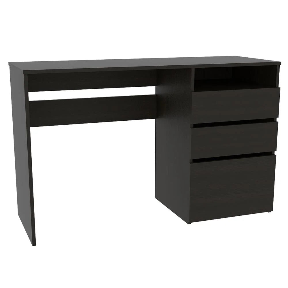 Black 3 Drawers Computer Desk E444435