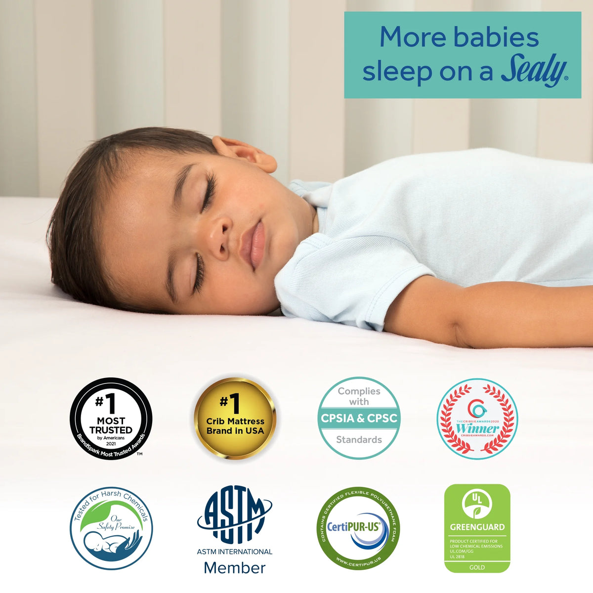 2-Stage Hybrid Baby Crib & Toddler Mattress Z99740