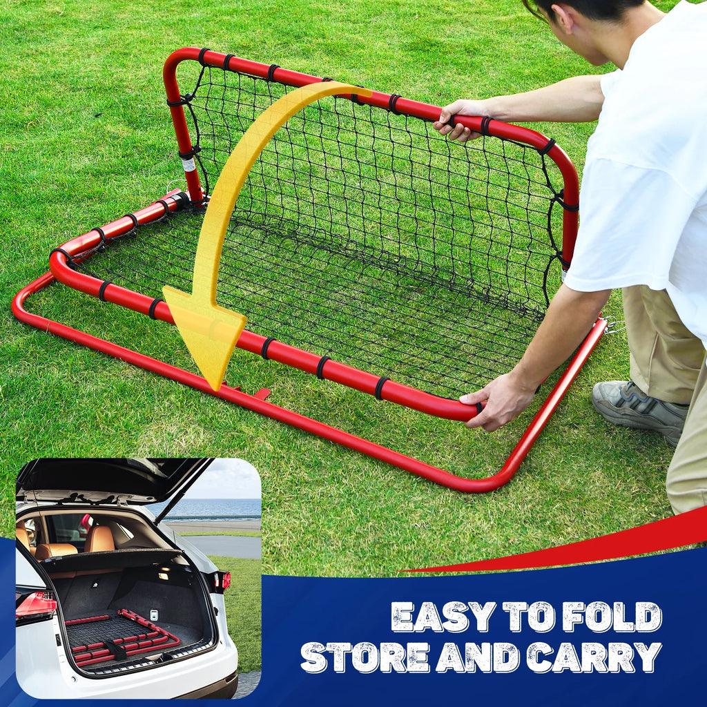 Baseball Rebounder Net with Adjustable Angles J13555
