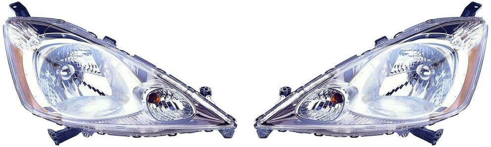 Passenger Side Headlight Assembly for Honda Fit 2009 2011 V2965