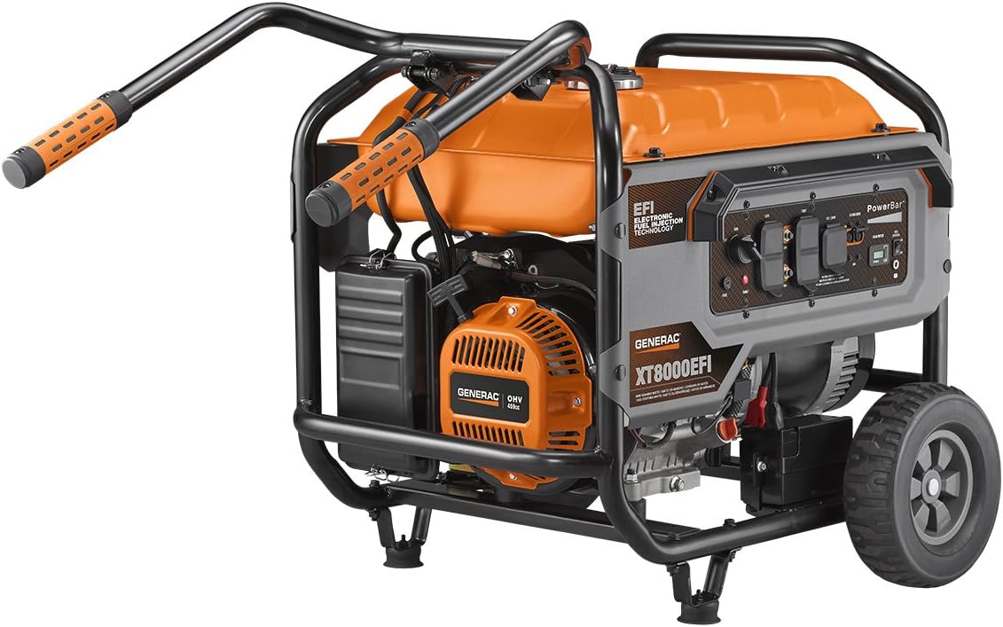 8000 Watt Electronic Fuel Injection Portable Generator O1364