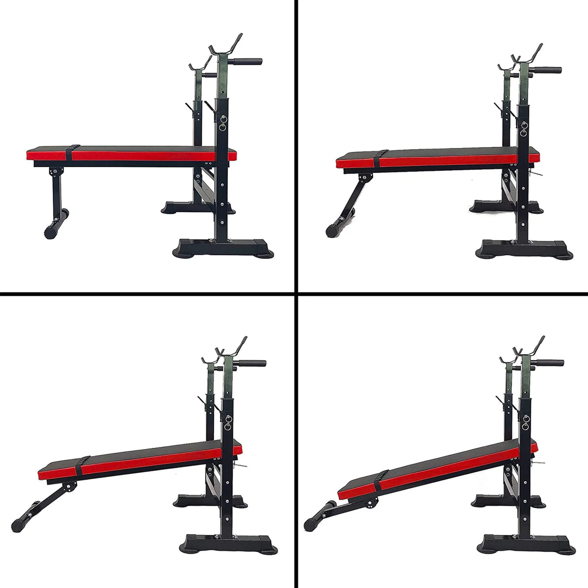 Adjustable Olympic Workout Bench with Squat Rack O467