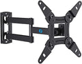Full Motion TV Monitor Wall Mount Bracket Articulating Arms Swivel Tilt for 13-42 Inch LED LCD Flat Curved Screen TVs Q586785