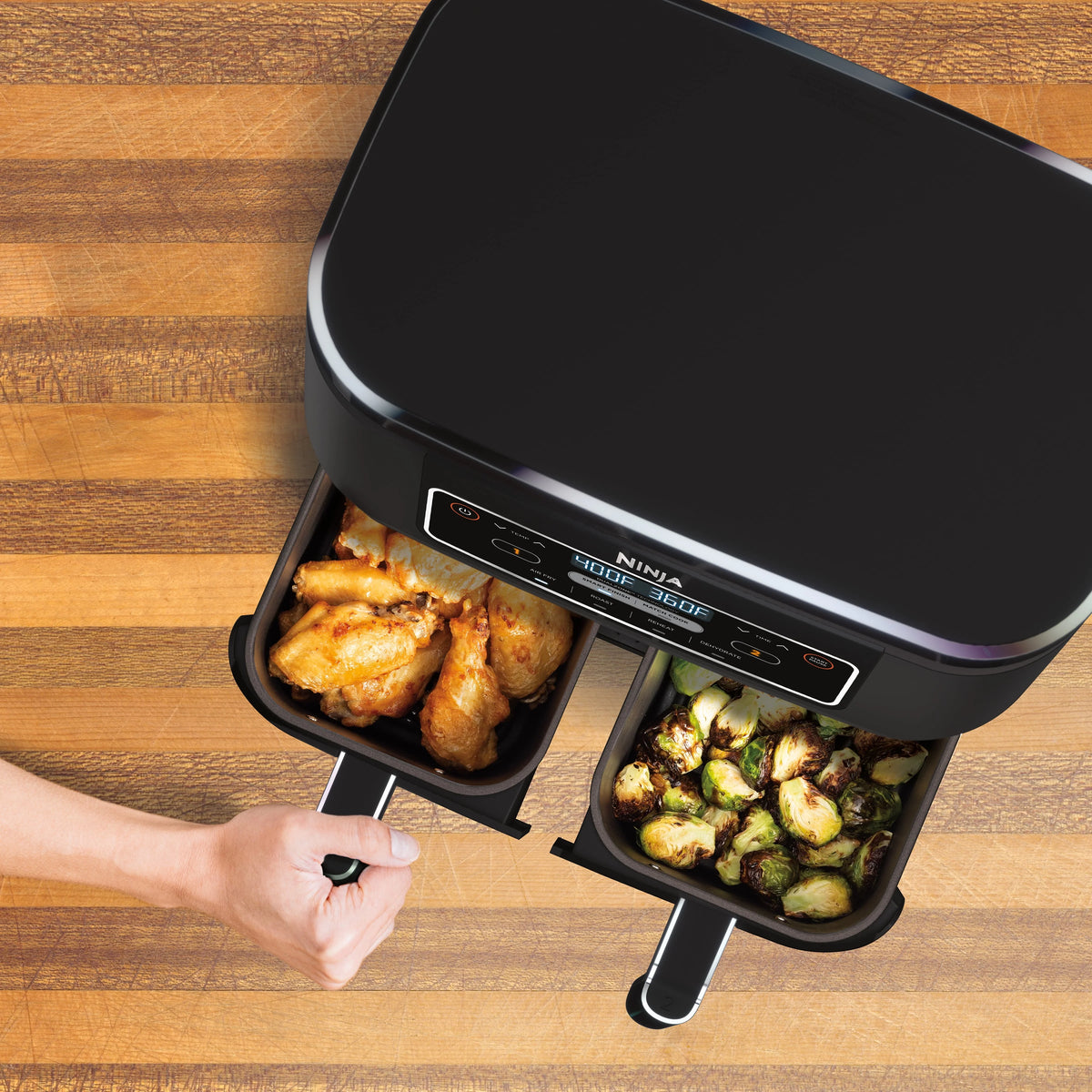 8-Quart 2-Basket Air Fryer F932