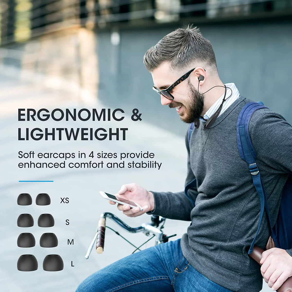 Neckband Bluetooth Headphones with Noise Cancelling Microphones Q212