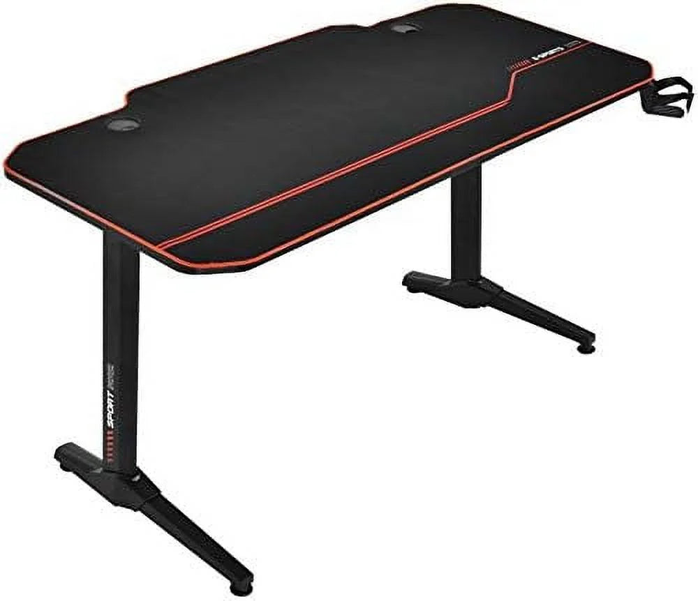 55 Inch Gaming Desk with Mouse Pad O873