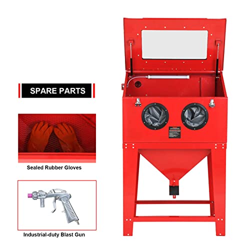 90 Gallon Abrasive Blast Cabinet with Glass Viewing Windows R367977