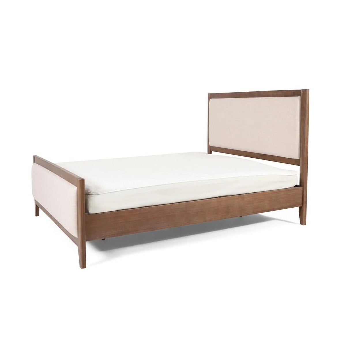 Light Brown Glaze Wood Cal King Bed M880251