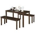 3pcs Dining Table with 2 Benches T351