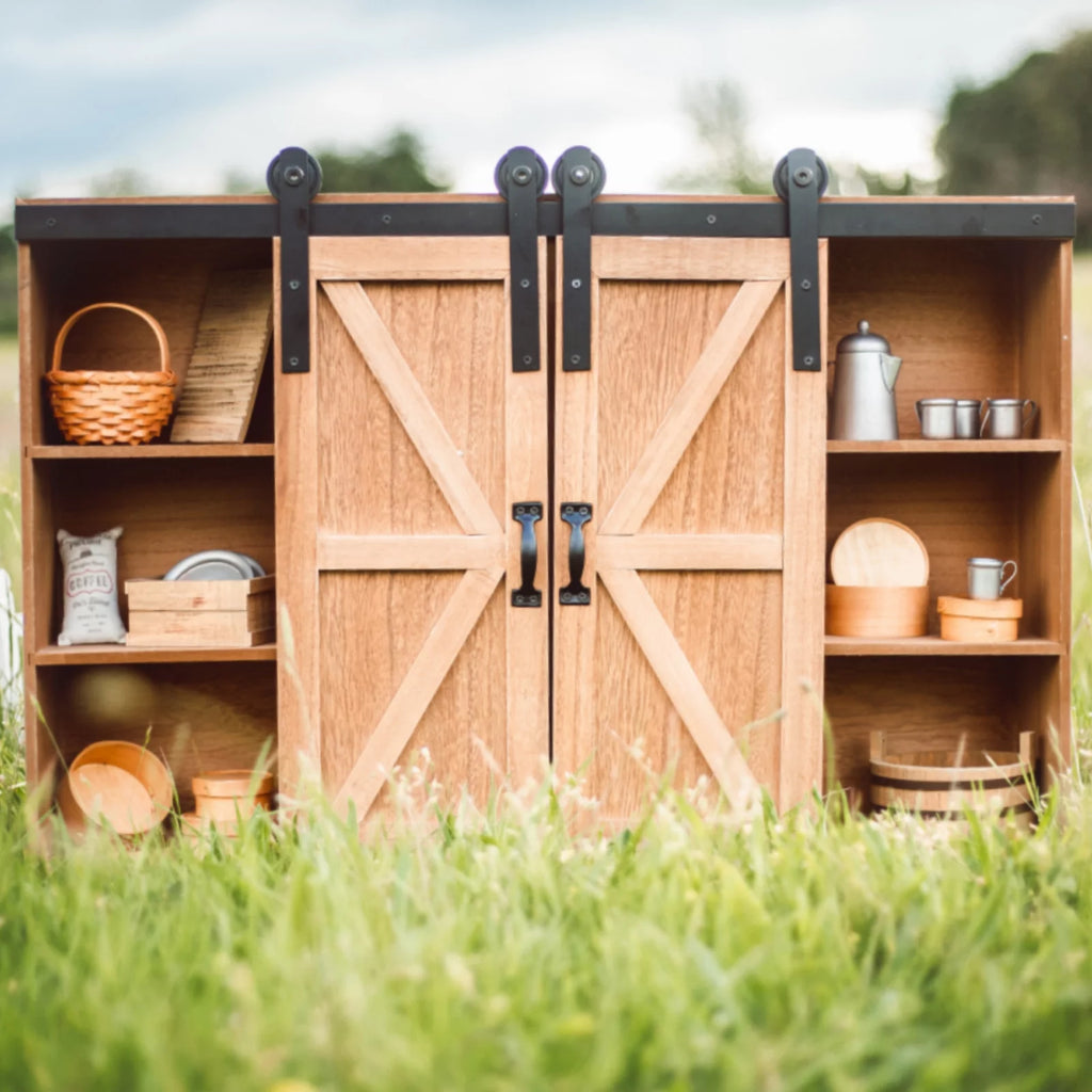 Brown Wooden Storage Trunk V3410