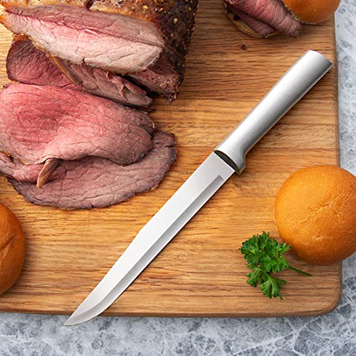 7 Stainless Steel Kitchen Knives Starter Gift Set with Brushed Aluminum S37433