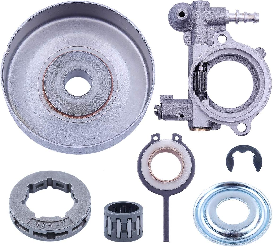 Cylinder Head Engine Motorcycle Parts Oil Pump Sprocket Clutch Drum Rim Kit .325-7T 19mm Worm Gear V7177