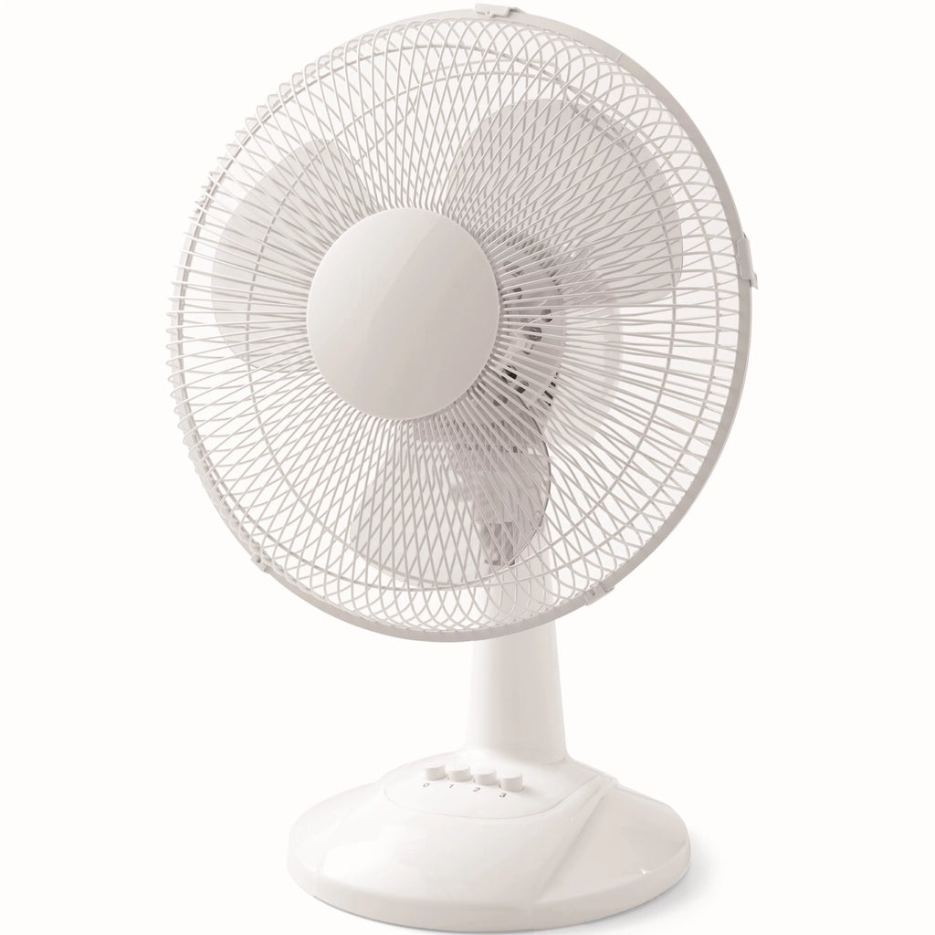 3-Speed Oscillating Table Fan White W86108