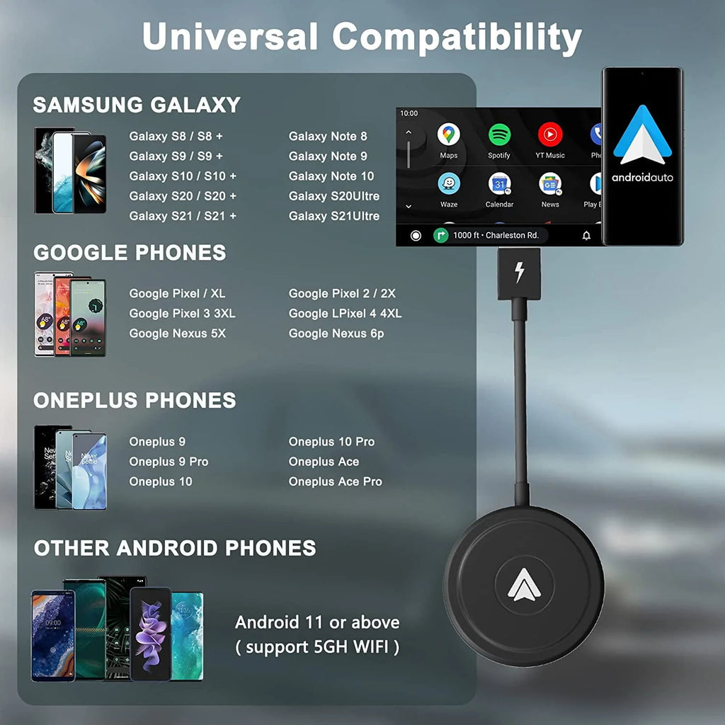 Wireless Android Auto Car Adapter A7188