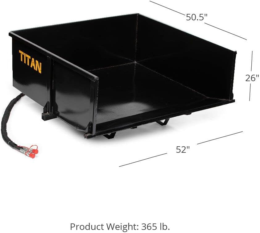 30 Cu. FT Hydraulic Dump Box, Category 1, 3-Point A683540