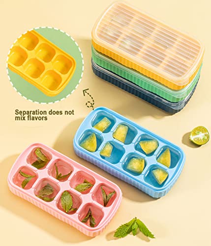 3 Pack Silicone Mini Ice Cube Trays with Lid X92152